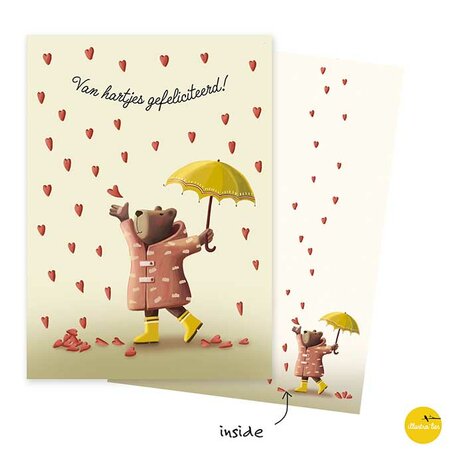 WK0001nl Van hartjes gefeliciteerd!